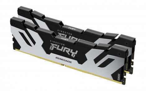 Kingston KF576C38RSK2-32 | FURY Renegade 32GB (2x16GB) DDR5-7600Mhz PC5-60800 Non-ECC Unbuffered CL38 288-pin DIMM 1.45V 1RX8 Memory Module Kit