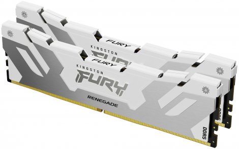 Kingston KF576C38RWK2-32 | FURY Renegade 32GB (2x16GB) DDR5-7600Mhz PC5-60800 Non-ECC Unbuffered CL38 288-pin DIMM 1.45V 1RX8 Memory Module Kit
