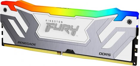 Kingston KF584CU40RWA-24 | Fury Renegade RGB 24GB 8400MT/s DDR5 PC5-67200 Non-ECC Unbuffered CL40 288-Pin 1.45V DIMM Single Rank Memory Module