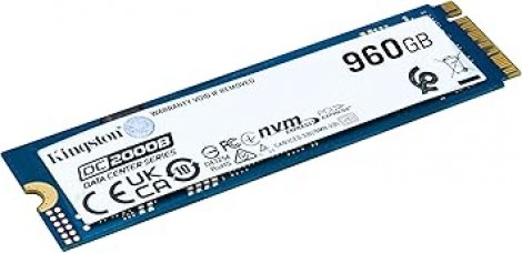 Kingston SEDC2000BM8/960G | Data Center DC2000B 960GB PCIe NVMe 4.0 x4 M.2 2280 Enterprise Solid State Drive (SSD)s