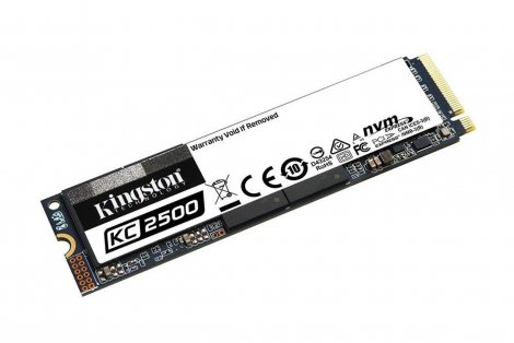 Kingston SKC2500M8/1000GBK | KC2500 1TB TLC PCI Express 3.0 x4 NVMe M.2 2280 Solid State Drive (SSD)