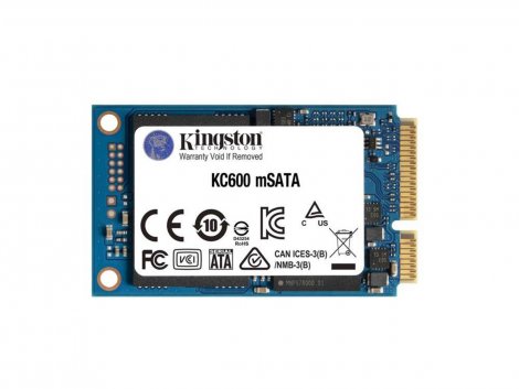 Kingston SKC600MS/1024GBK | SSDNow KC600 1TB TLC SATA 6Gbps mSATA Solid State Drive (SSD)