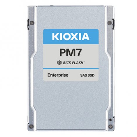 Kioxia KPM7WRUG7T68 | PM7-R 7.68TB SAS 24Gb/s Dual-Port Write Intensive 2.5-Inch Solid State Drive (SSD)
