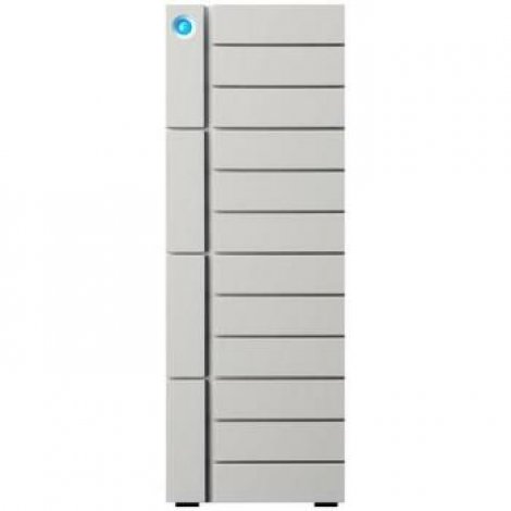 Lacie STFJ48000400 | 12big DAS Array 12 x HDD Supported 12 x HDD Installed 48TB Installed HDD Capacity 6 x Total Bays USB 3.1 Thunderbolt 0 1 5 6 1