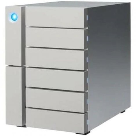 Lacie STFK60000400 | 6big DAS Array 6 x HDD Supported 6 x HDD Installed 60TB Installed HDD Capacity 6 x Total Bays USB 3.1 Thunderbolt 3 0 1 5 6 10