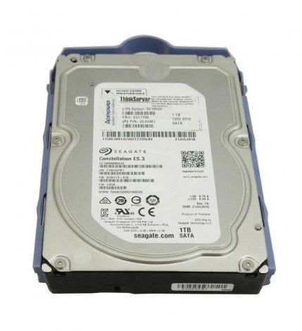 Lenovo 0C19502-02-CT | 1TB 7200RPM SATA 6Gbps Hot Swap 64MB Cache 3.5-inch Internal Hard Drive for ThinkServer TS140 and TS440