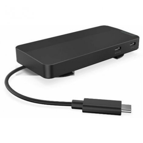 Lenovo 40B90100US | USB-C Dual Display Travel Dock with Adapter