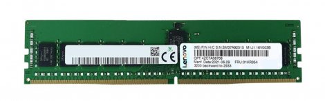 Lenovo 4ZC7A08708-B2 | 16GB PC4-23400 DDR4-2933MHz Registered ECC CL21 288-Pin DIMM 1.2V Dual Rank Memory Module