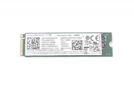 Lenovo 5SS0W79514 | 1TB PCIe NVMe 4.0 x4 M.2 2280 Solid State Drive (SSD)
