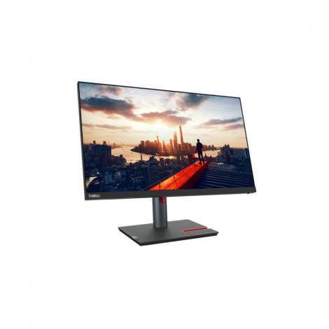 Lenovo 63B3GAR6US | ThinkVision P24h-30 24-inch Class WQHD LCD Monitor 16:9 Raven Black