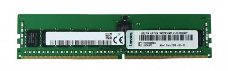 Lenovo 7X77A01303-12 | 16GB PC4-21300 DDR4-2666MHz Registered ECC CL19 288-Pin DIMM 1.2V Dual Rank Memory Module