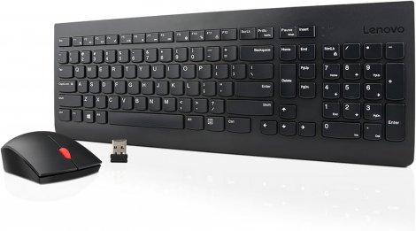 Lenovo GX30N81775 | 510 Wireless Keyboard & Mouse Combo with 2.4 GHz Nano USB Receiver