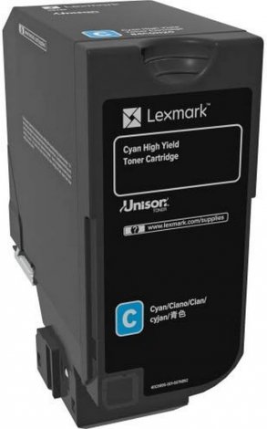 Lexmark 84C0H20 | Cyan High Yield Toner Cartridge