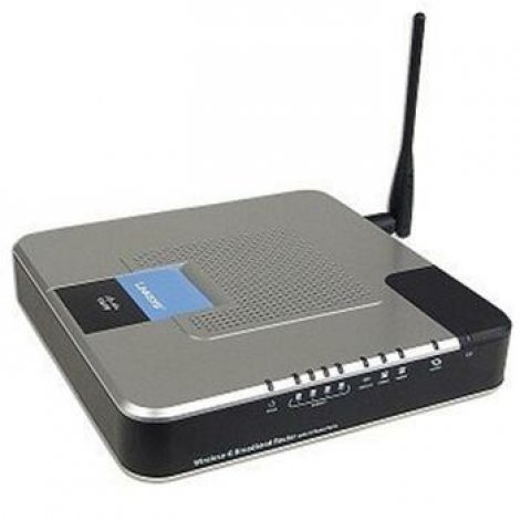 Linksys WRTU54G-TM | 54Mbps 4-Ports 802.11g Wireless-G Broadband Router with 2 Phone Ports