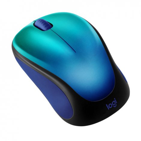Logitech 910-006118 | Design Collection Wireless Mouse Blue Aurora
