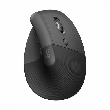 Logitech 910-006466 | Lift Vertical Ergonomic Wireless Mouse (Graphite)