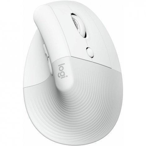 Logitech 910-006469 | Lift Vertical Ergonomic Wireless Mouse (Off-White)