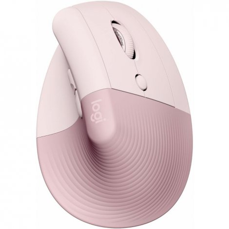 Logitech 910-006472 | Lift Vertical Ergonomic Wireless Mouse (Rose)