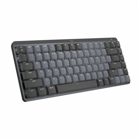 Logitech 920-010552 | MX Mechanical Mini Minimalist Wireless Illuminated Keyboard Clicky Graphite