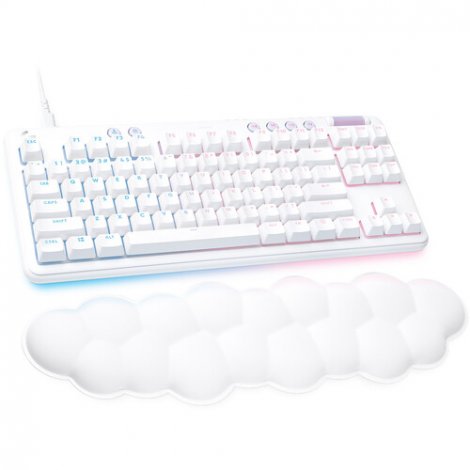 Logitech 920-010642 | G G713 Mechanical Gaming Keyboard White Mist, GX Blue Switches