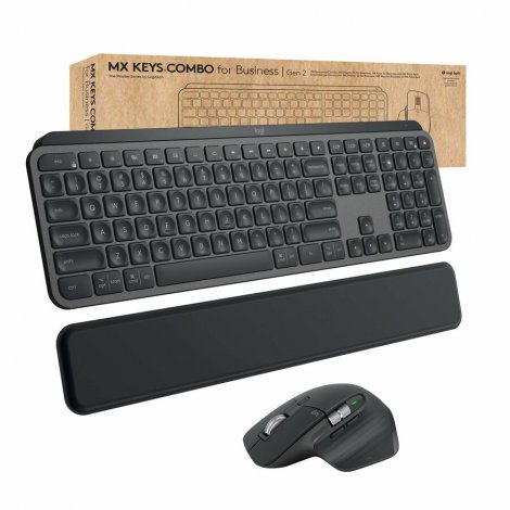 Logitech 920-010923 | MX Keys Combo for Business Keyboard & Mouse