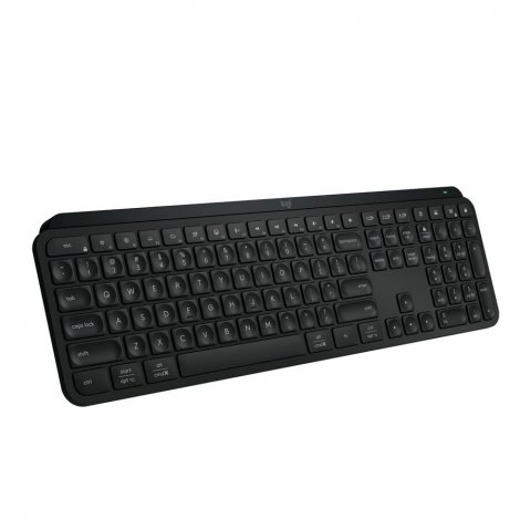 Logitech 920-011406 | MX Keys S Wireless Keyboard Low Profile Fluid Precise Quiet Typing USB C Rechargeable Black