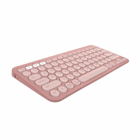 Logitech 920-011777 | Pebble Keys 2 K380s, Multi-Device Bluetooth Wireless Keyboard Tonal Rose