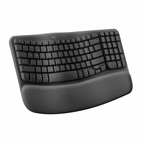Logitech 920-011898 | Wave Keys Wireless Ergonomic Keyboard Graphite