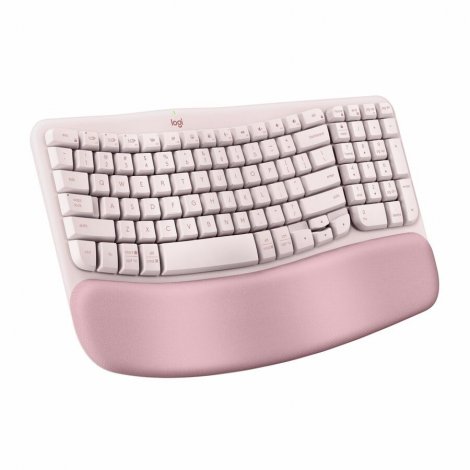 Logitech 920-012276 | Wave Keys Wireless Ergonomic Keyboard Rose