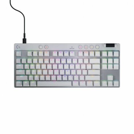 Logitech 920-013132 | G PRO X TKL RAPID Tenkeyless Wired Gaming Keyboard Off-white