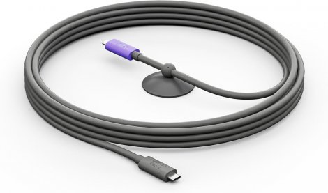 Logitech 952-000195 | 5m USB 3.1 Gen2 to USB C Cable (Graphite)