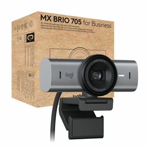 Logitech 960-001529 | MX Brio 705 4K 4096 x 2160 Webcam for Business