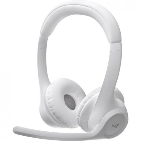 Logitech 981-001416 | Zone 300 Wireless Bluetooth Headset With Noise-Canceling Microphone Off White