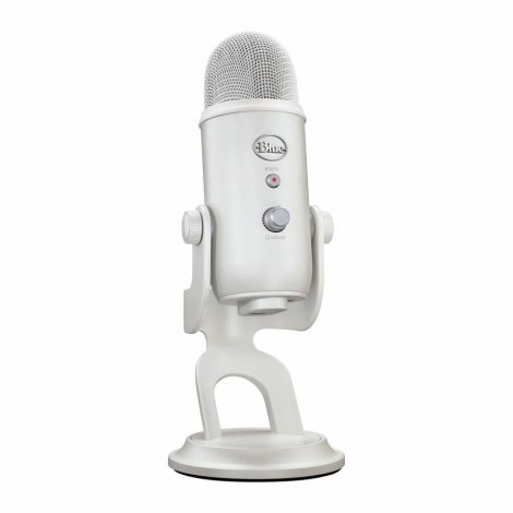 Logitech 988-000529 | Blue Yeti Wired Microphone White Mist