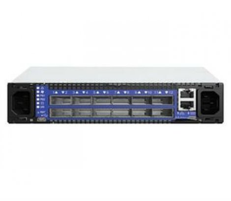 Mellanox MSX6012T-1BFS | SwitchX-2 Based 12-Ports QSFP+ FDR10 40GB/S 1U InfiniBand Switch 1 Power Supply Short Depth