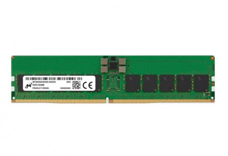 Micron MTC20F2085S1RC48BA1T | 32GB DDR5-4800MHz PC5-38400 ECC Registered CL40 288-pin DIMM 1.1V Dual Rank X8 Memory Module