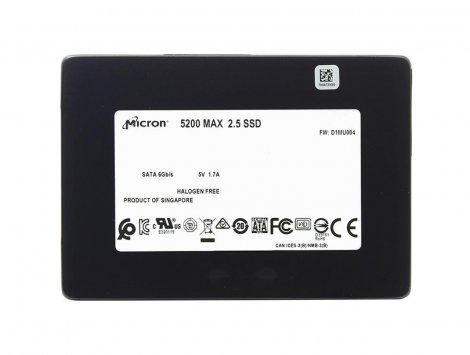 Micron MTFDDAK1T9TDN-1AT1ZAB | 5200 MAX Series 1.92TB TLC SATA 6Gbps Mixed Use 2.5-inch Solid State Drive (SSD)