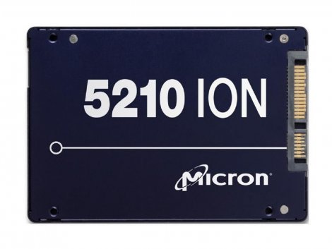 Micron MTFDDAK3T8QDE-2AV16FP | 5210 ION Series 3.84TB QLC SATA 6Gbps (SED) 2.5-inch Solid State Drive (SSD)