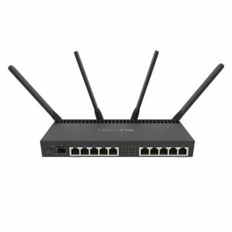 Mikrotik RB4011IGS+5HACQ2HND-IN | Powerful 10x Gigabit Quad-core 1GB RAM SFP+ 10Gbps Wireless Router