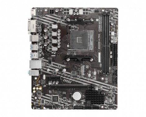 MSI A520M-A PRO | Socket AM4 AMD A520 DDR4 PCIe 3.0 SATA 6Gb/s Micro ATX System Board (Motherboard)