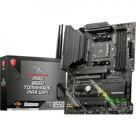 MSI B550TMHWKMWI | MAG B550 TOMAHAWK MAX WIFI Desktop System Board (Motherboard) AMD B550 Chipset Socket AM4 ATX