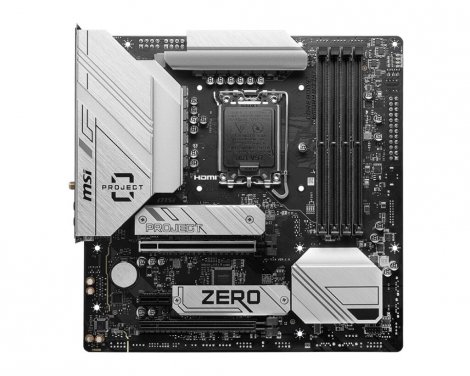 MSI B760M PROJECT ZERO | Socket LGA-1700 Intel B760 Micro ATX System Board (Motherboard)