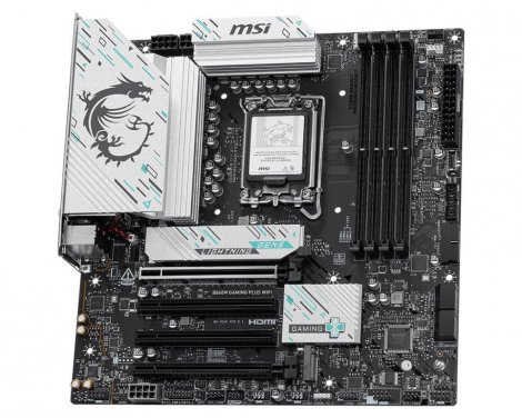 MSI B860MGPW | B860M GAMING PLUS WIFI Socket LGA-1851 Intel B860 Chipset Micro ATX Desktop System Board (Motherboard)