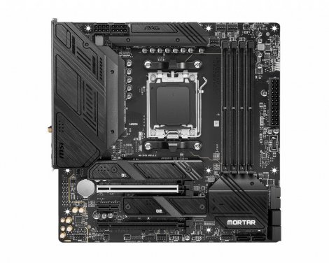 MSI MAG B650M MORTAR WIFI | Socket AM5 AMD B650 DDR5 PCIe 4.0 Micro ATX System Board (Motherboard)