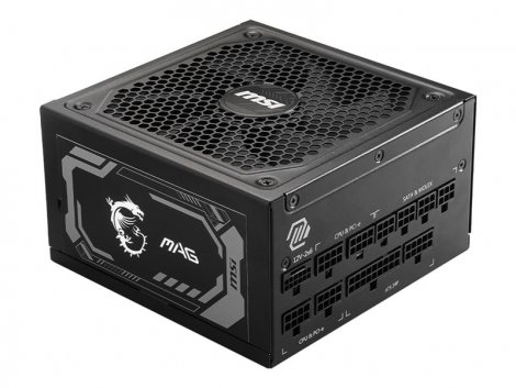 MSI MAGA1000GLPCIE5 | 1000W 80 Plus Gold ATX Modular Power Supply