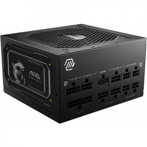 MSI MAGA850GLPCIE5II | MAG A850GL PCIE5 II 850W Fully-Modular 80 Plus Gold Power Supply