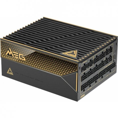 MSI MEGAi1600TPCIE5 | MEG Ai1600T PCIE5 1600W Fully-Modular 80 Plus TITANIUM Power Supply