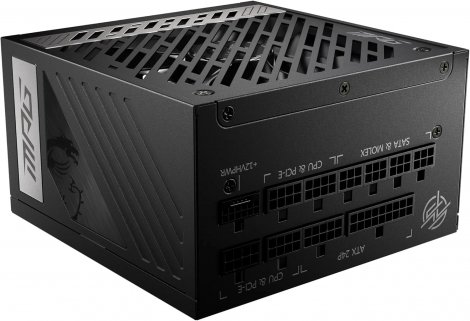 MSI MPG A850G PCIE5 | 850W 24-pin ATX Power Supply Black