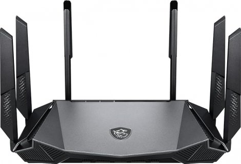 MSI RADIX AX6600 | Wi-Fi 6 IEEE 802.11ax Tri Band 822.38 MB/s 4 x Network 3 x Broadband 6 x Antenna Ethernet Wireless Router