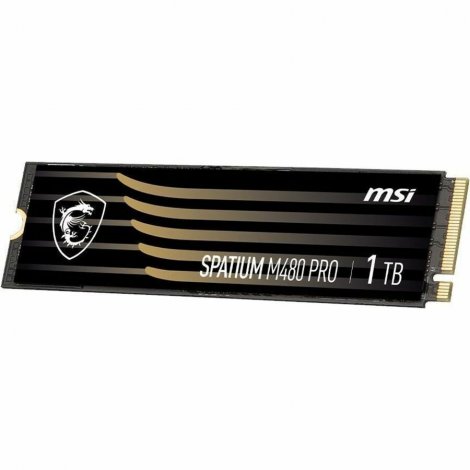 MSI SM480PN1TB | SPATIUM M480 PRO 1TB PCI Express NVMe 4.0 x4 M.2 2280 Solid State Drive (SSD)